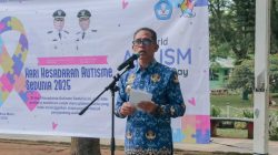 Pemerintah Kota Metro Suarakan Kesetaraan Lewat Pawai Hari Autisme Sedunia
